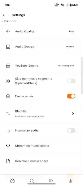 Screenshot of Spotube Mod Unlimited Skips